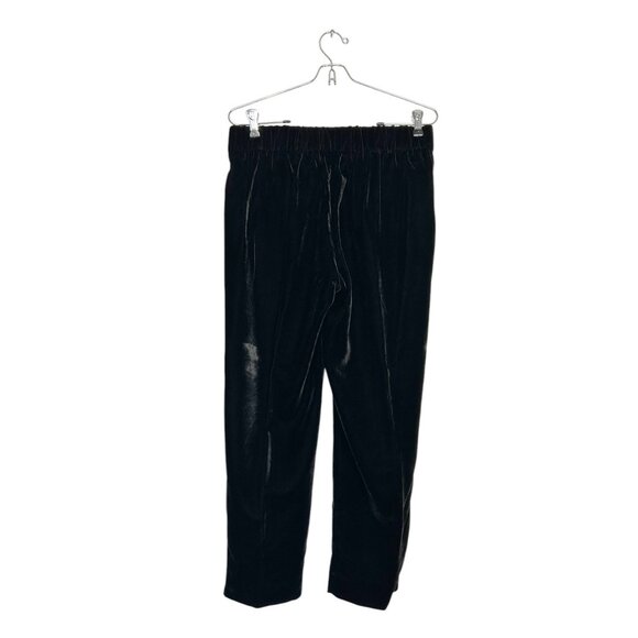 J. Crew Women's Pull-On Velvet Easy Pants in Black - Sz 4 - Picture 3 of 5